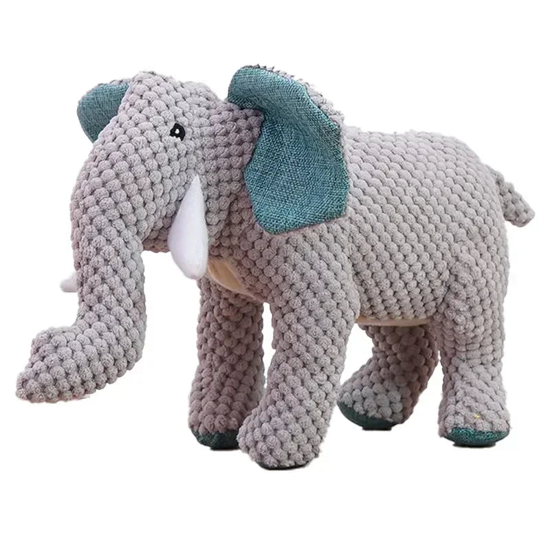 Squeaky Dog Chew Toys Plush Dinosaur For Medium Large Dogs