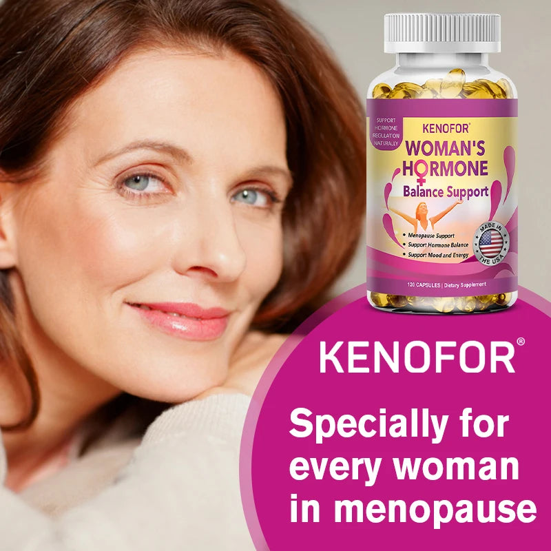 Kenofor Womens Health Balance Soy Flavonoids Mood Menopause