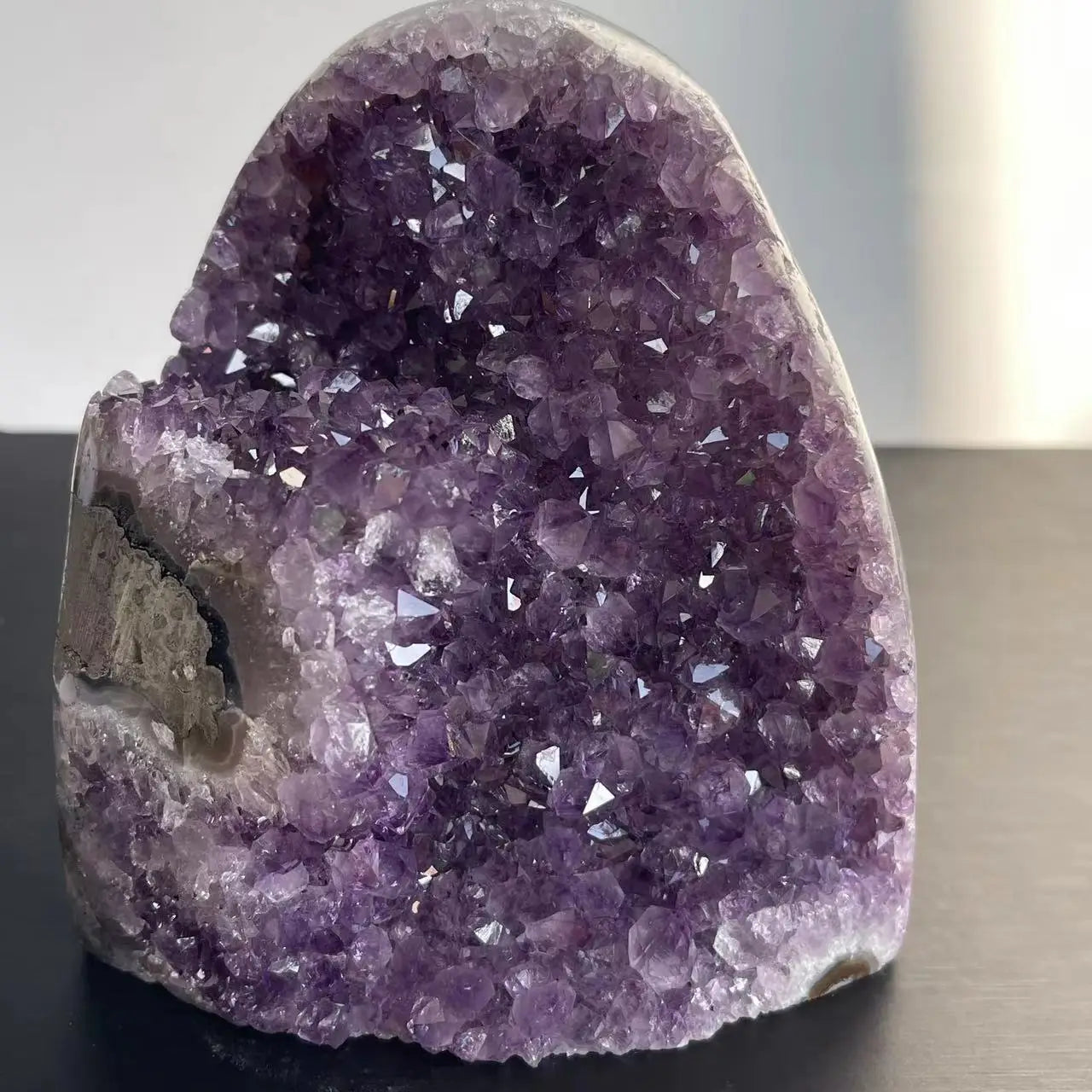1PC Natural Amethyst Crystal Cluster Quartz Raw Healing Stone Mineral Home Decor Purple Feng Shui Stone