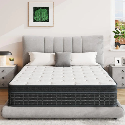 12 Inch Hybrid Mattress In A Box Pocket Coil Support
