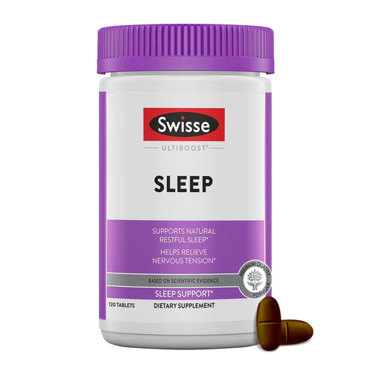 Swisse Sleep Valerian Root Capsules Valerian Root Extract Magnesium Licorice Hops Herbal Sleep Supplement 120 Tablets