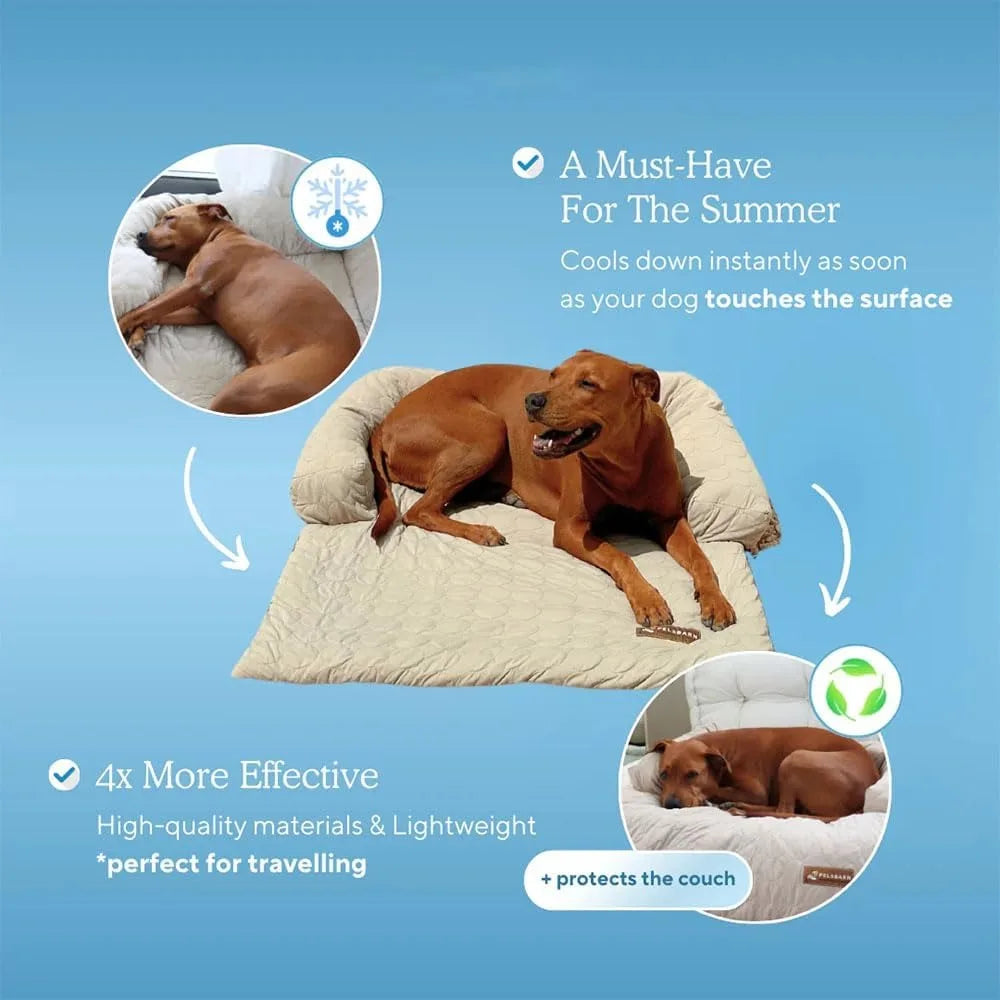 Chill Relief Dog Cooling Mattress Pad Durable Washable Bed For Dogs
