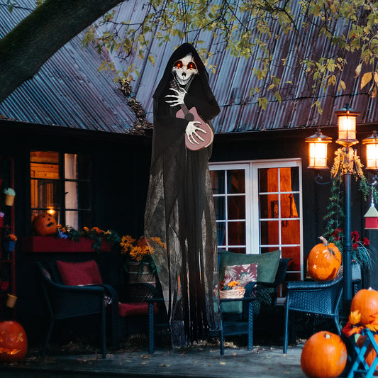 Guitar Playing Grim Reaper Outdoor Halloween Animatronic
