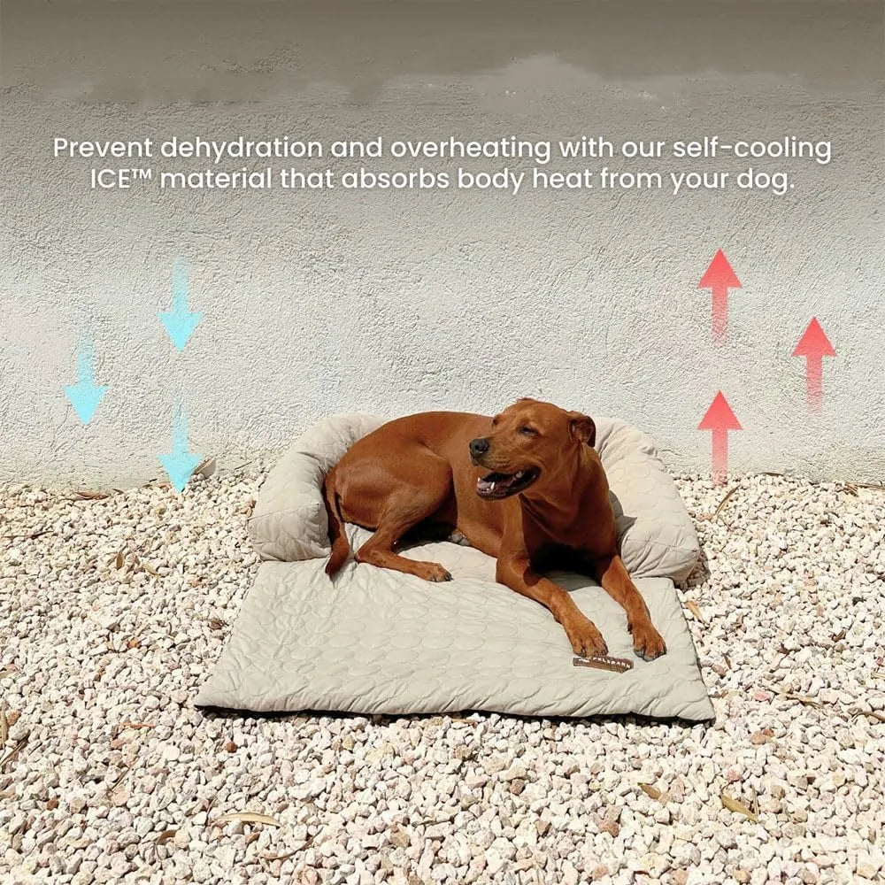Chill Relief Dog Cooling Mattress Pad Durable Washable Bed For Dogs