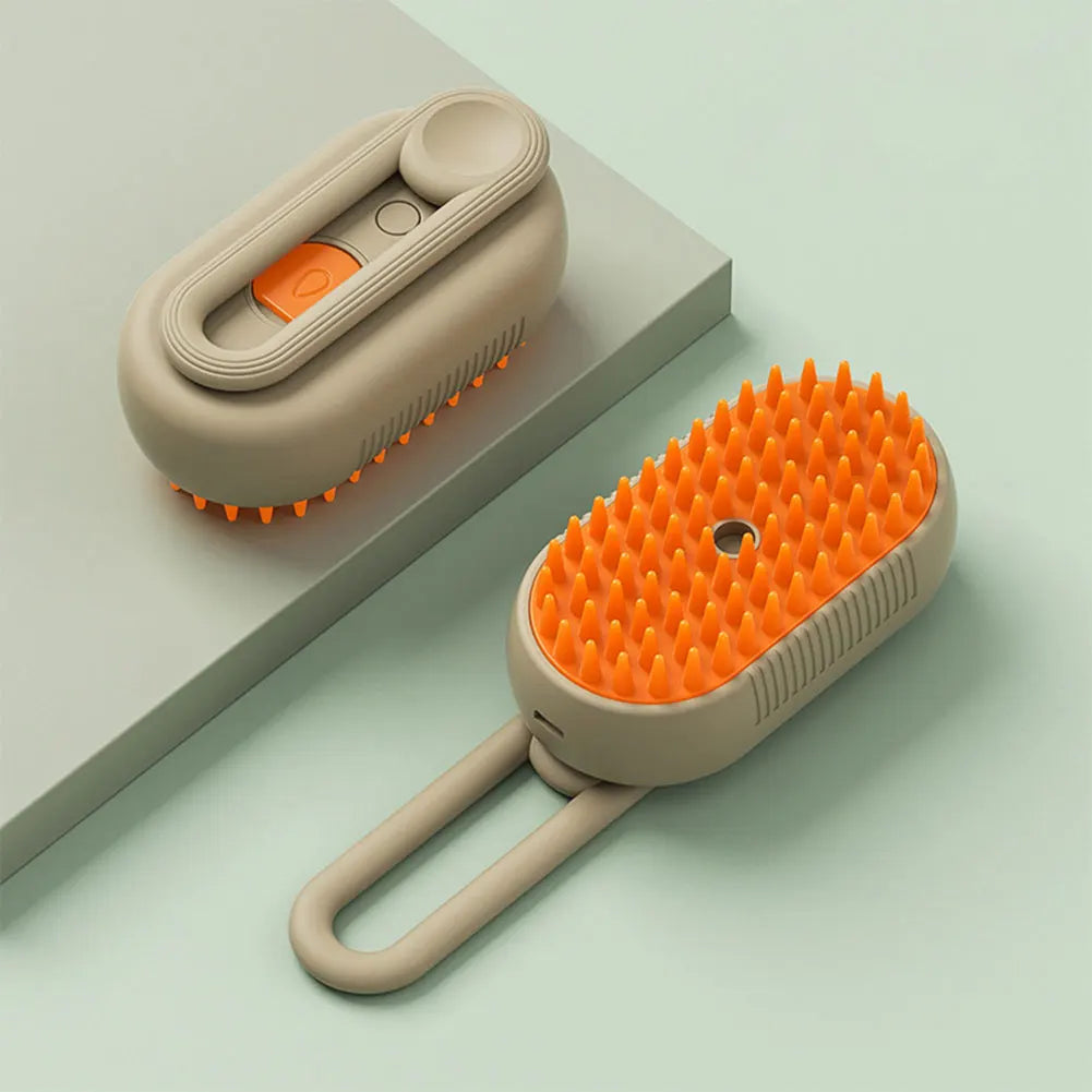 Cat Steam Brush 3 in 1 Pet Grooming Brush for Dogs and Cats Hair Removal and Detangling