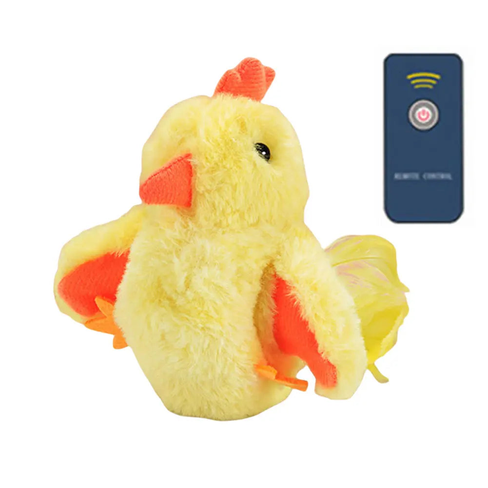 Interactive Cat Toys Flapping Bird Toy Flying Wings Sparrow Catnip Plush Interactive Toy