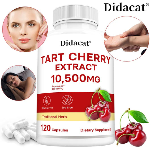 Cherry Extract Capsules for Antioxidant Support Joint Health Energy and Skin Health