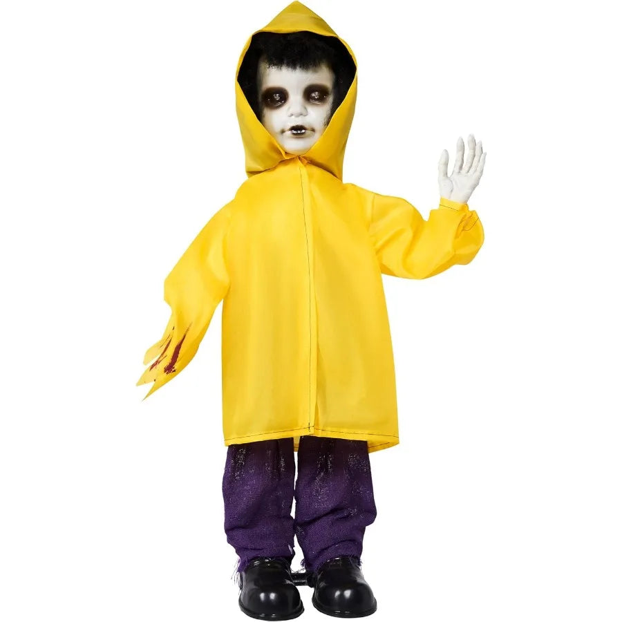 Halloween Outdoor Life Size Animatronic Ghost Glowing Eyes