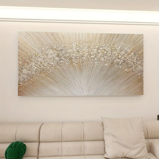 Twisting and Bending of Lines Visual Flow in Abstract Paintings for Interior Decoration 1.5 Inch Thick Pine Solid Frame